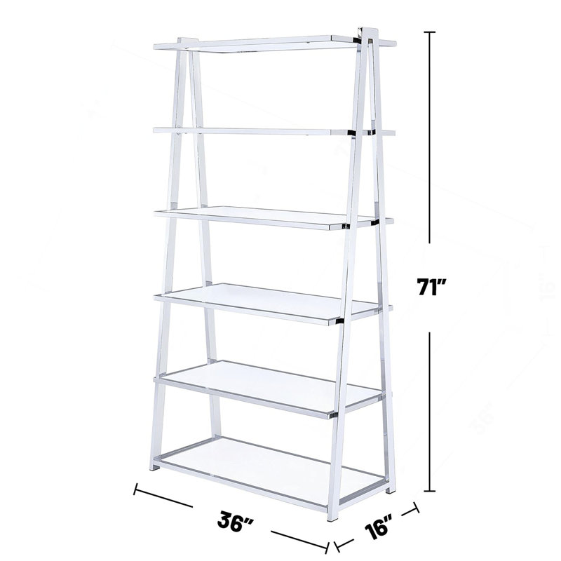 6 tablettes fixes à 6 niveaux