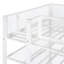 Lit mezzanine blanc avec 4 tablettes et espace de rangement supplémentaire-896877180-896877177