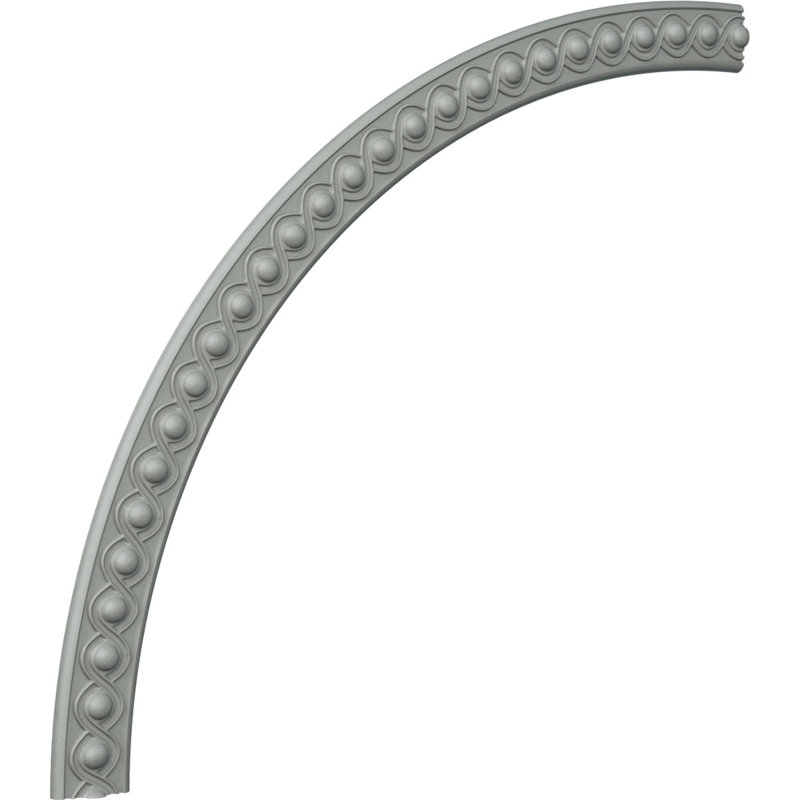 Hillsborough Ceiling Ring Kit, 69.75'' H x 69.75'' W x 0.75'' D, Single (1/4 of a Complete Circle)