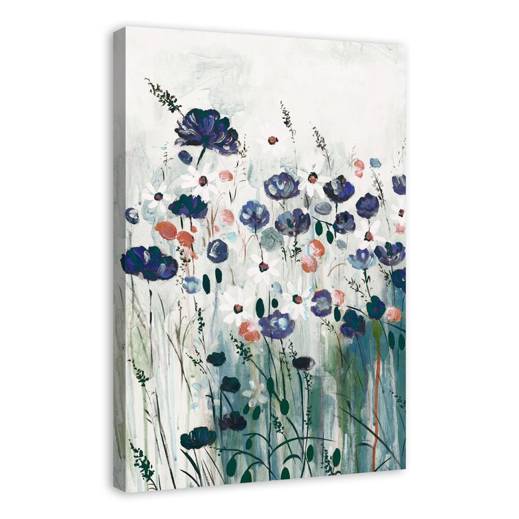 " Abstract Flowers " on Canvas