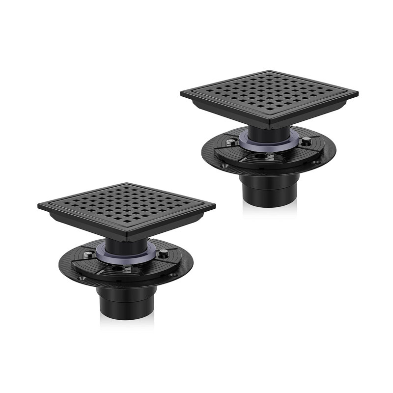 6'' W Tile-In, Matte Black
