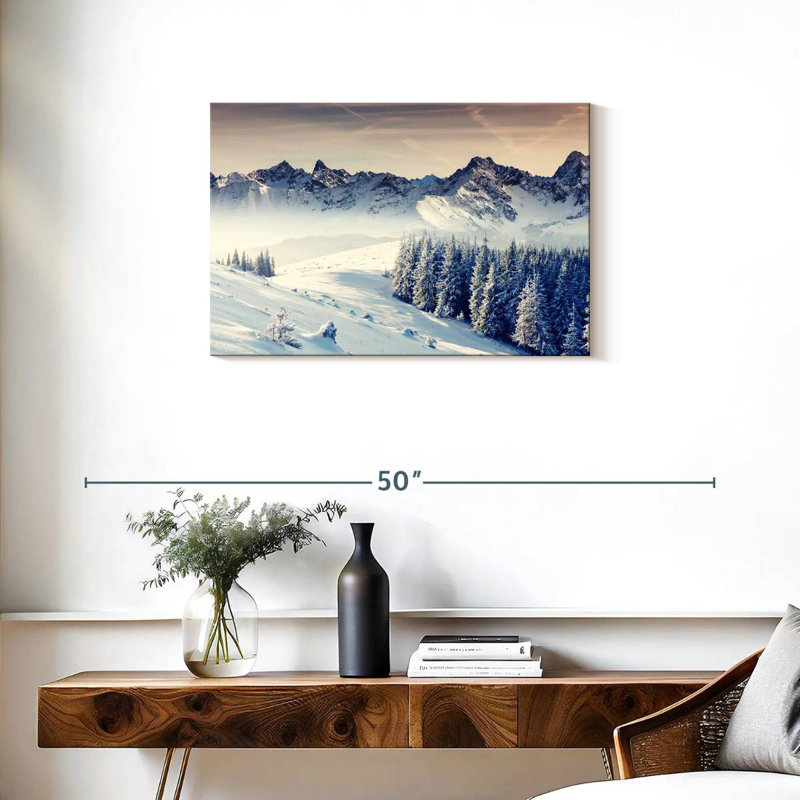 Alvord Winter Snowy Mountains, H 20 po x l 30 po
