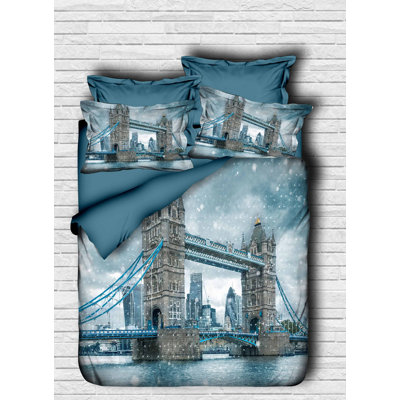 Quessie Polyester No Pattern Duvet Cover Set with Pillowcases Included