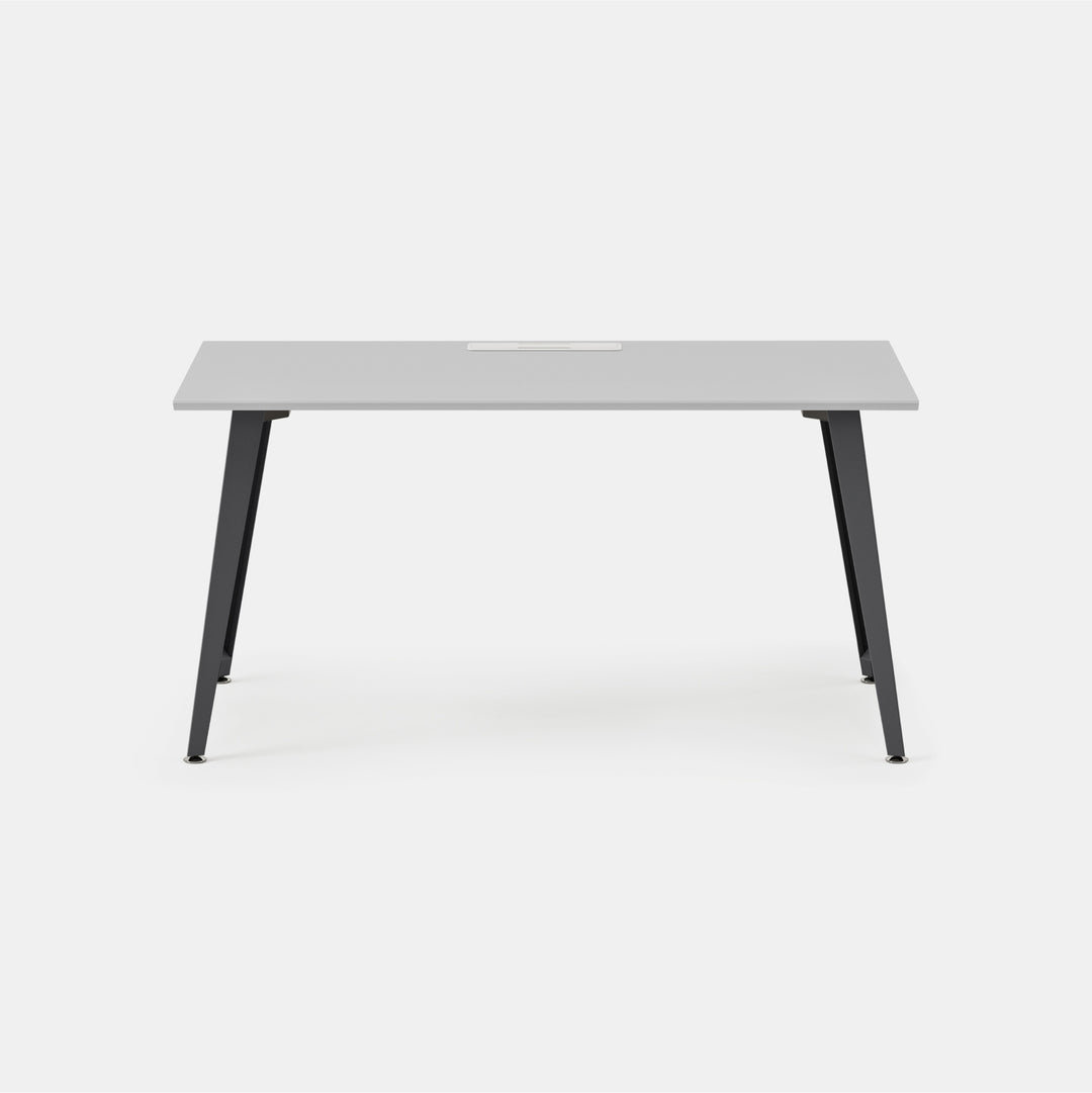 Writing Desk, 30" H x 60" W x 30" D, Charcoal, Fog