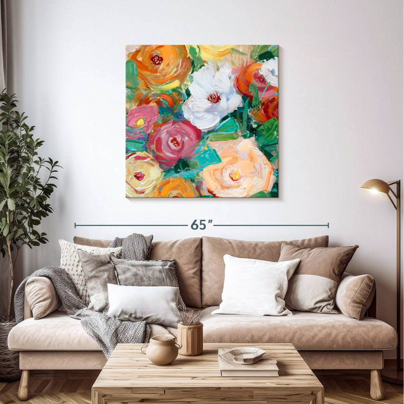 Spring Bright Medley, 39" H x 39" W
