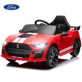12V Licensed Ford Mustang Shelby Kids Ride On Car with Parent Remote Control, 3-Speeds Ride On Toy