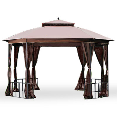 Garden Winds Beige Replacement Canopy for Gazebo