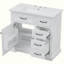 Meuble-lavabo de salle de bain avec lavabo, tiroir fonctionnel, tablette de porte-1476068986