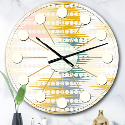 Horloge murale rétro Mid-Century