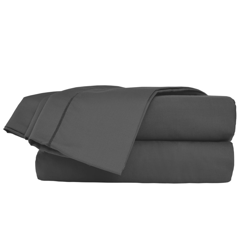 Martex T700 Supima Iris, King Sheet Set with 2 Pillowcases, Charcoal