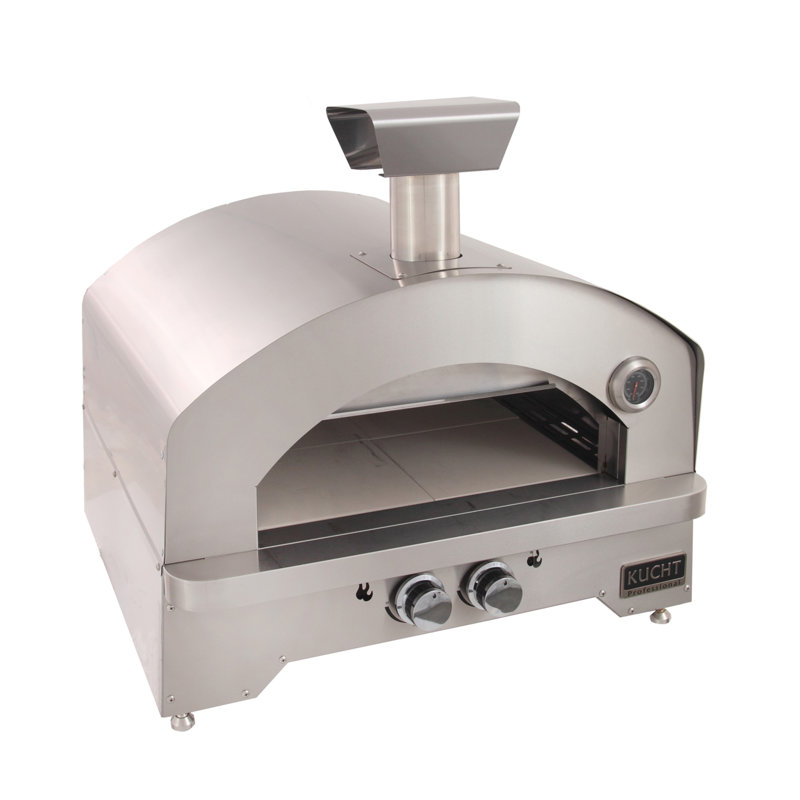Outdoor/Indoor Portable Propane Gas Pizza Oven, Stainless Steel