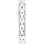 Tonnelle en fer l 15,7 po x P 54,3 po-88961112