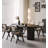 Cloud-Shaped Modern Minimalist Solid Wood Dining Table-110603729