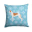 Coussin intérieur/extérieur en flocons d’hiver-32011323