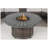 25 H x 52 W Propane Outdoor Fire Pit Table