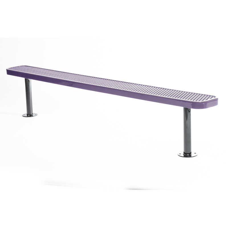 Banc de parc en plastique Diez, Mauve