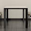 Ensemble de salle à manger rectangulaire haut de gamme léger avec chaises-101919154