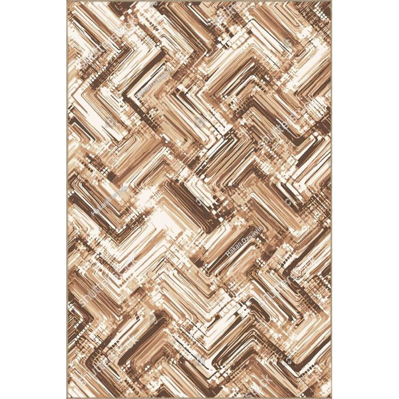 Tapis décoratif et lavable Boomerang, Rectangle 3 pi 3 po x 4 pi 11 po