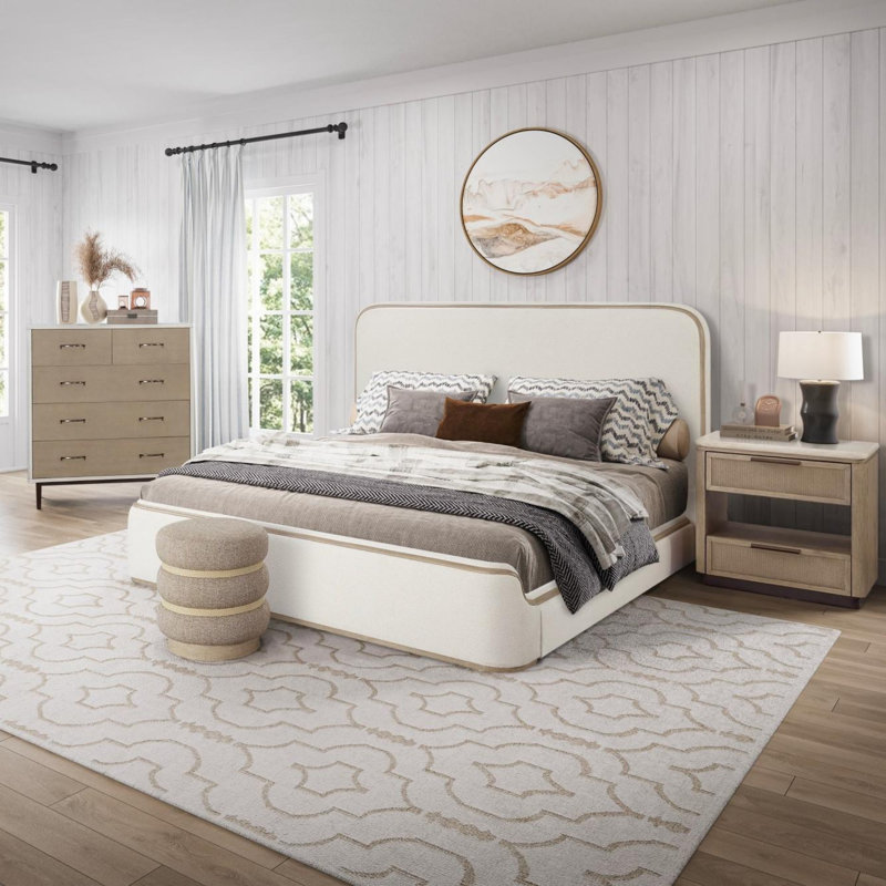 Upholstered Bed Frame, Queen