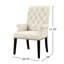 Fauteuil rembourré en tissu