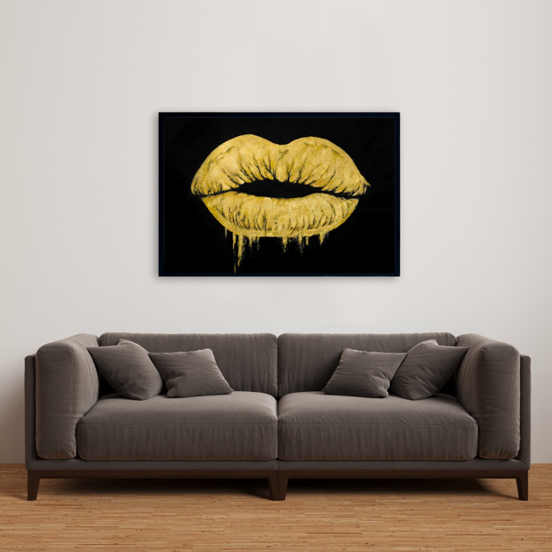 «Golden Lips», H 24 po x l 36 po