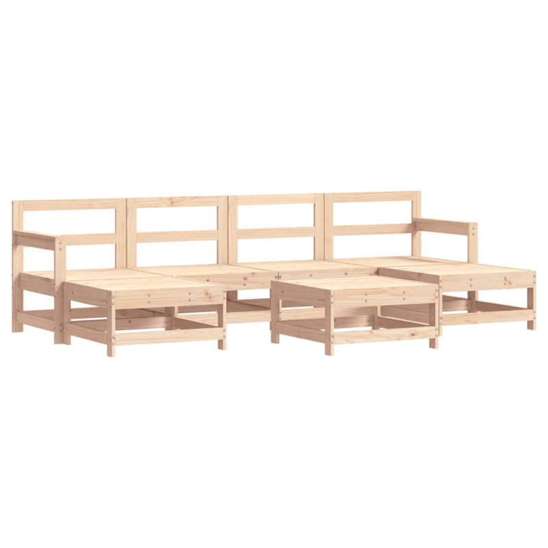 Caffey Garden Lounge Set, Natural