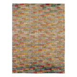 Handmade Silk and Wool Area Rug