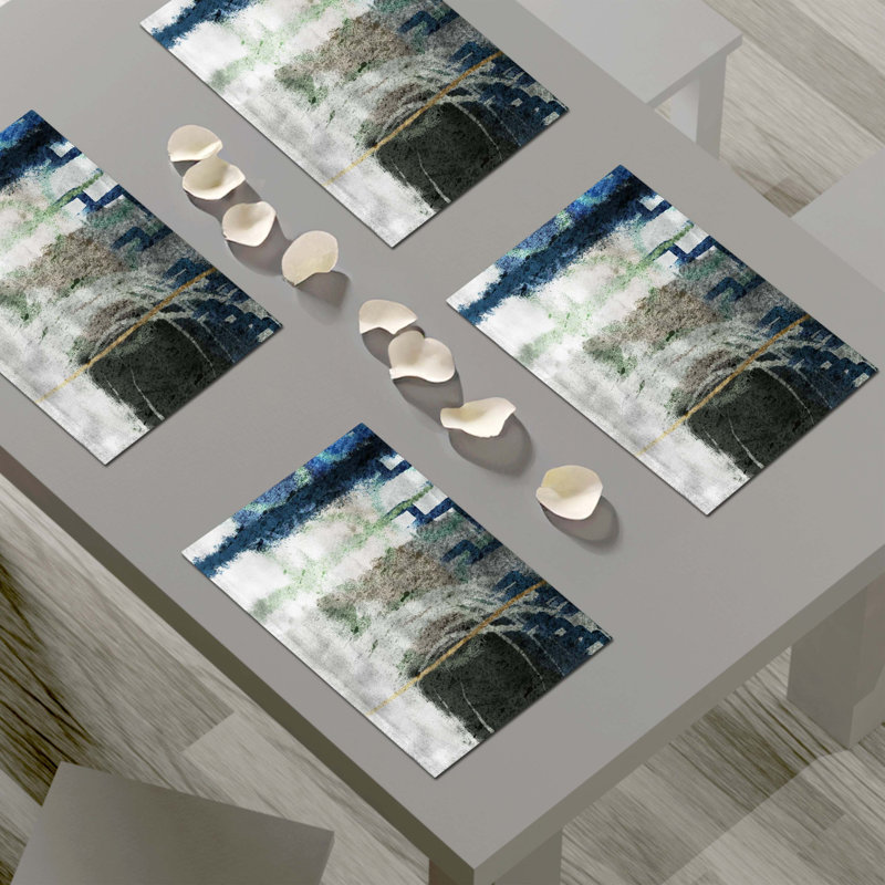 Napperon abstrait en polyester