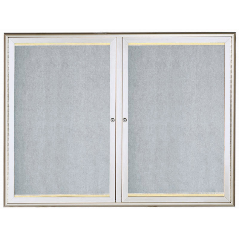 Wall Vinyl Small - 2' - 4' Bulletin Board, Silver