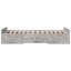 Vidaxl Bed Frame With Drawers Concrete Grey-249539263