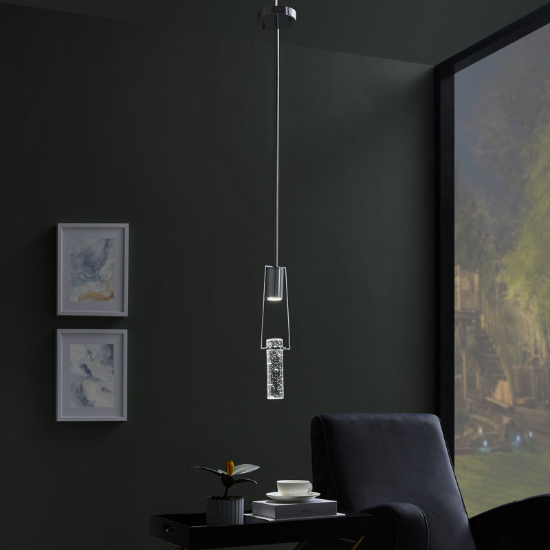 Adelais 1 - Light Single Pendant, Matte Black