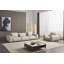 Canapé en cuir bleu marine EK8008-61959460