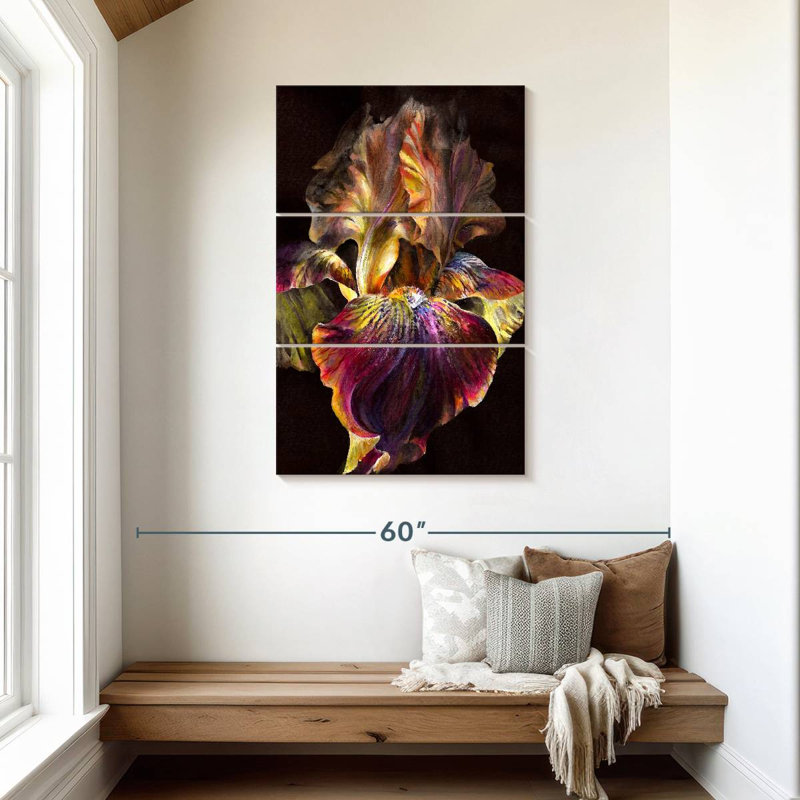 Harnek Iris, 45" H x 28" W