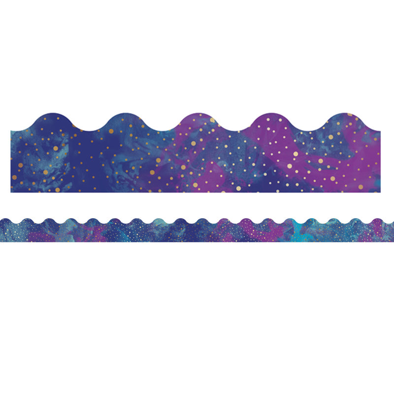 Bordure festonnée galaxie