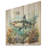 Curious Shark Ocean Blooms III - Shark On Wood Print-272780480