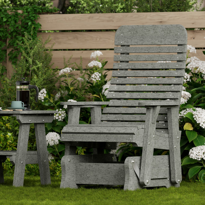 Fauteuil oscillant simple Signature, Gris foncé