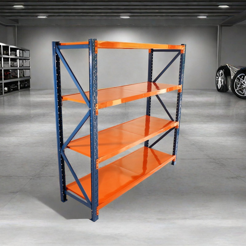 Quentarius Heavy Duty 4-Level Metal Shelving with Adjustable Height