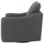 Chaise pivotante rembourrée gris anthracite-1450392582