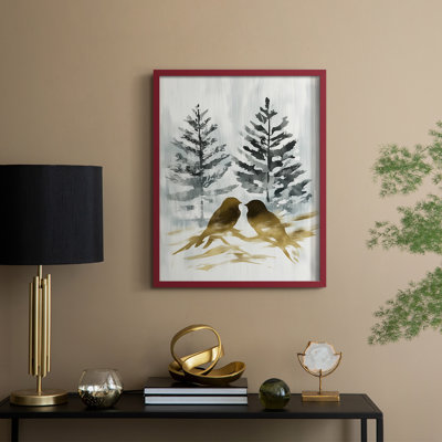 Reproduction encadrée - bois massif