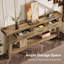 Console 70,9 pouces avec 3 tiroirs-1295401159