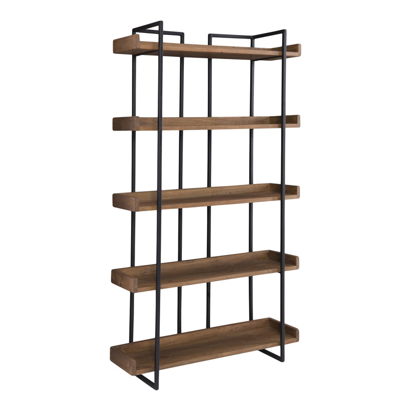 Jacy Etagere Bookcase, 75" H x 44" W x 13.5" D