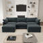Canapé en U à assise profonde avec repose-pieds, chenille-1333427997-1333427970-1333427968