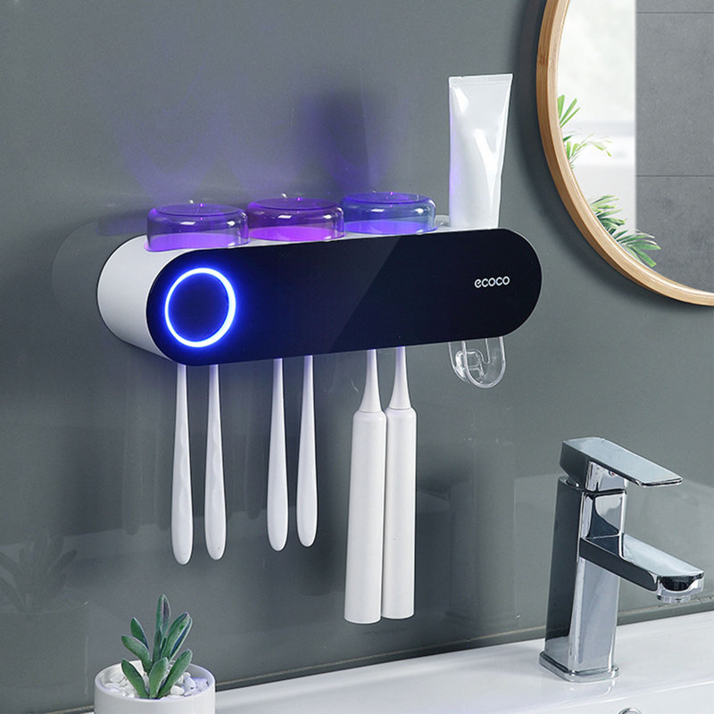 Brosse à dents multi-fonctionnelle Rack New, Noir