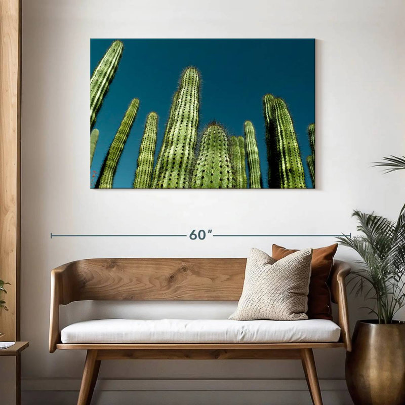 Harnek Blue Sky Cactus, 30" H x 45" W