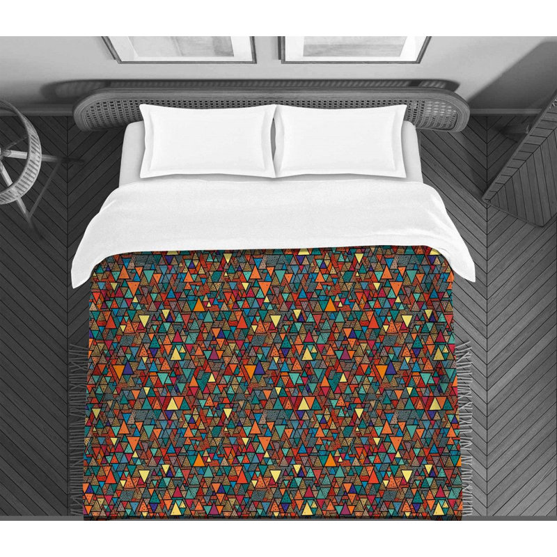 Polyester Geometric Shapes Comforter, Twin Comforter