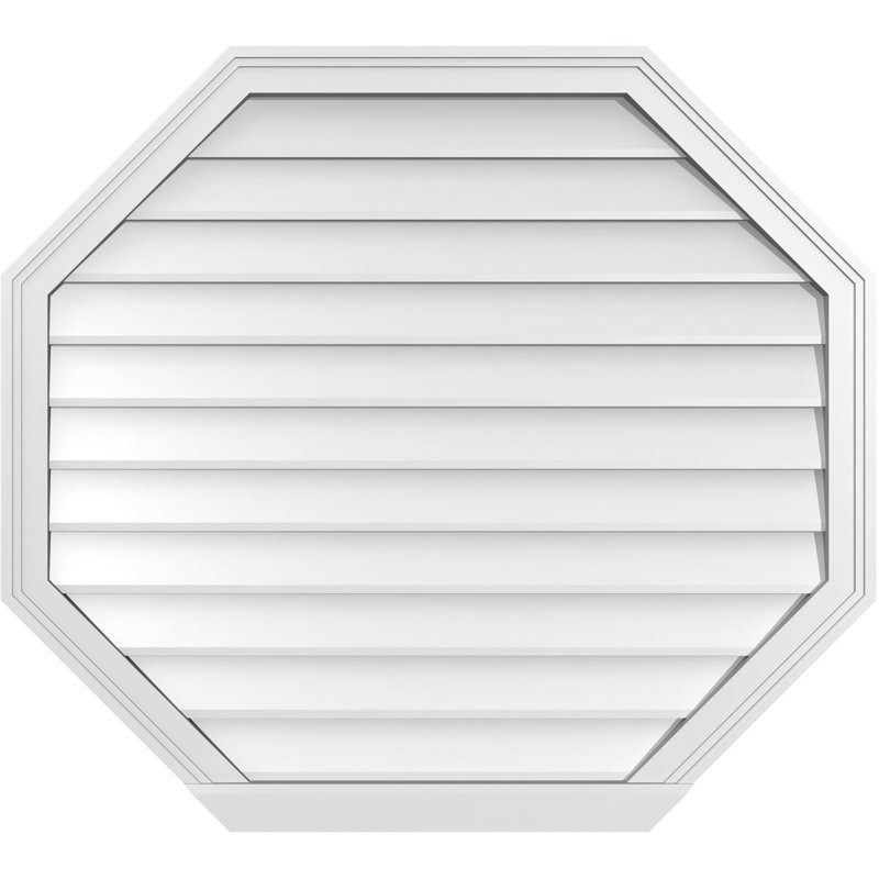 Évent horizontal gondole allongé en surface octogonal Signature, H 34 po x l 38 po x P 2 po