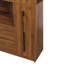 Armoire de cuisine de 70,87 po de hauteur avec tablette de rangement coulissante multifonctionnelle à plusieurs niveaux, tablette latérale à 4 niveaux, 2 tiroirs, avec porte vitrée