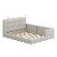 Lit plateforme tapissier avec lampes de lecture-1582141938
