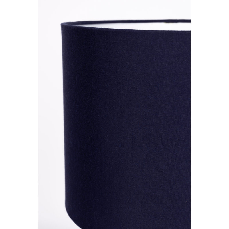 Kaja Table Lamp, Dark Blue, Brown