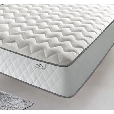 Serene Memory Foam Open Coil Sprung Text Mattress